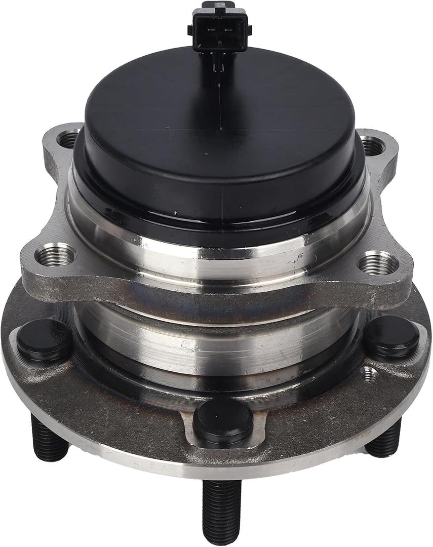 Autoround 512326 Rear FWD Wheel Bearing and Hub Assembly Compatible with 2007-2020 Hyundai Santa Fe, 2007-2012 Veracruz, 2011-2015 Kia Sorento, 5 Lug w/ABS
