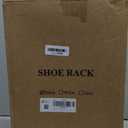 SNTD Shoe Rack - Expandable Shoe Organizer for Closet, Adjustable Metal Shoe Shelf Storage, Stackable Long Shoe Stand Holder for Garage, Entryway, Door Entrance (Black, 2-Tier)