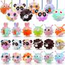 18 Pack Fidget Balls Party Favors, 2 inch 3D Animal Pop Balls Fidget Toys, Party Favors for Kids 4-12, Goodie Bags Stuffers, Pinata Stuffers, Birthday Gifts, Classroom Prizes, Treasure Box Toys