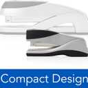 Swingline Stapler, Jam Free, Optima Grip Compact Size, Ergonomic Cushion, Metal, 25 Sheet Capacity, Silver (87816)