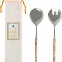 Le Cadeaux Natural Rattan Handled Salad Servers