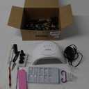 JEWHITENY Poly Extension Gel Kit With 48W LED Nail Lamp 14 Colors Builder Extension Gel All-in-One French Kit Nail Art Design Beginner Kit