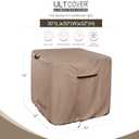 ULTCOVER Waterproof Square Air Conditioner Cover for Outside AC Units Size Upto 30W x 30D x 32H inch