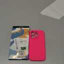 LOVE 3000 Designed for iPhone 14 Pro Case, Premium Silicone with [Soft Anti-Scratch Microfiber Lining] Shockproof Protective Phone Case for Men Women Girls 6.1", Hot Pink