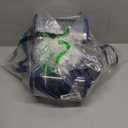 Christmas Wreath Storage Box with Inner Pocket and Dual ZippersPlastic Wreath Storage Bag for Protecting and Organizing Holiday Decorations