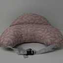 Momcozy Original Nursing Pillow for Breastfeeding-Pioneering Safety Fence- Wider Feeding Pillows for More Support for Mom & Baby- Easier Nursing & Hand Free- Fit for All, Removable Cotton Cover (Light Pink)