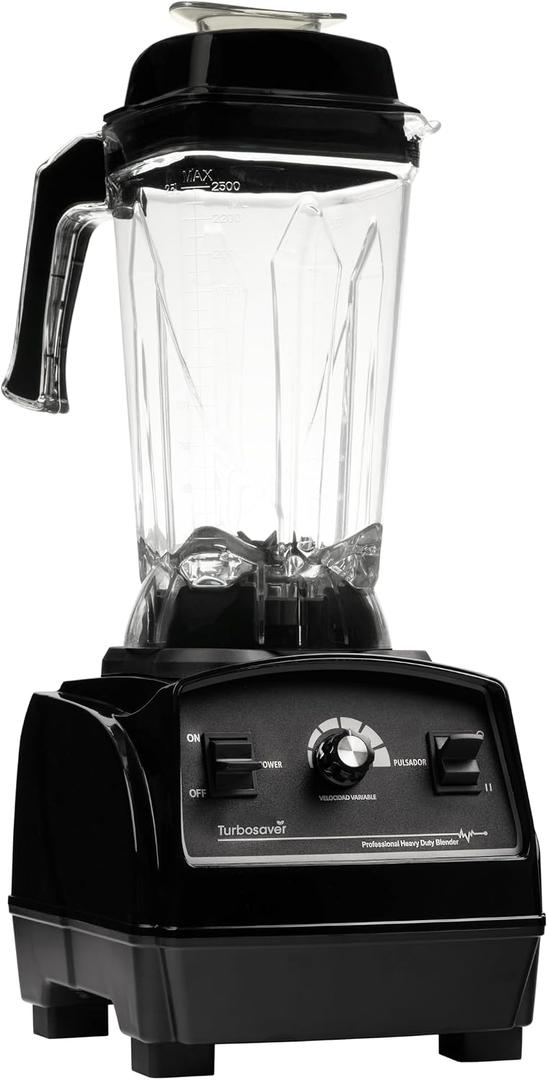 Turbosaver TB79 Professional Blender 1800W 3.5HP, 35,000 RPM, Commercial Grade, Ice Crushing, 85 oz Tritan Jar