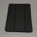 MoKo Case for iPad 6th / 5th Generation (2018 / 2017Model, 9.7 Inch) with Apple Pen Holder, Slim Hollow Logo Smart Cover for iPad 9.7 inch, Also Fit iPad Pro 9.7/Air 2/Air, Auto Wake/Sleep, Black