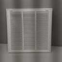 Howeall 18"W x 18"H [Duct Opening Size] Steel Return Air Filter Grille - Removable Face/Door for 1 inch Filters -HVAC Vent Cover Grill - White [Outer Dimensions: 20 5/8"W X 20 5/8"H]