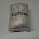 CaliTime Throw Pillow Covers Pack of 2 Soft Water Waves Texture Solid Dyed Chenille Cushion Cases for Couch Sofa Home Decoration 18 X 18 Inches Taupe