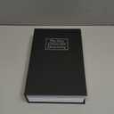 KYODOLED Diversion Book Safe with Combination Lock, Secret Safe Metal Lock Box, Money Storage Collection Box, 9.5" x 6.2" x 2.2" Black Large