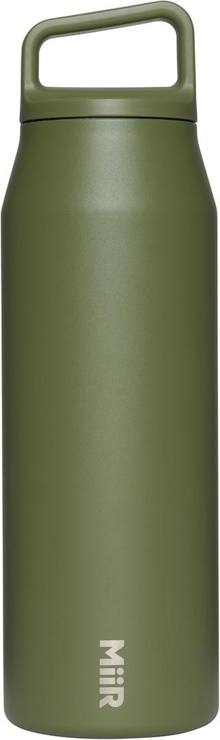 MiiR Wide Mouth Water Bottle - 32oz Insulated Water Bottle in Stainless Steel with Double Wall Vacuum Insulation, Leakproof Design, Keeps Drinks Hot or Cold