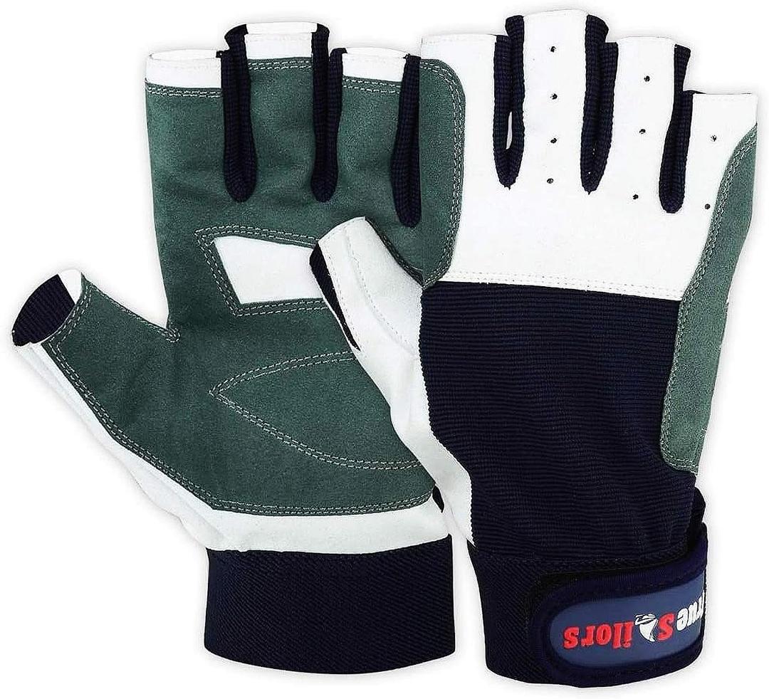 MRX Sailing Gloves for Men & Women 3/4 Finger Grip Great for Sailing, Yachting, Paddling, Kayaking, Fishing, Dinghying Water Sports