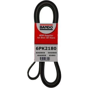 Bando USA 6PK2180 OEM Quality Serpentine Belt