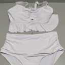 Women's Plus Size Bikini Set Sexy Swimsuit Lace Up Tummy Control 2 Piece Bathing Suit, Size 14W