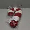 SARO LIFESTYLE Sweet Dreams Candy Cane Poly Filled Throw Pillow (9"x16")