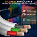 1.64FT Y-Splitter Permanent Outdoor Lights Extension Cable for GOVEE,Y-Shaped IP68 Waterproof Extension Cord with 3Pin Plug,Suitable with Govee H705A H705B H705C H706A H706B (1 MALE to 2 FEMALE)