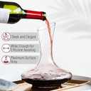 BTaT- Wine Decanter, 40 oz, Small, Wine Decanters and Carafes for Gifts