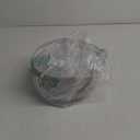 Festiva 200Pcs Clear Plastic Dessert Plates Disposable 6.3" with Plastic Forks 5" - Small Clear Plates-Dessert/Cake/Appetizer Plates for Thanksgiving/Christmas Party & Wedding - Serve for 100Guests