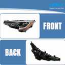 LABLT Driver Side Headlight Assembly Replacement for Corolla 2020 2021 Left Side Headlamps Assembly Replacement for 8115002S30 TO2502286