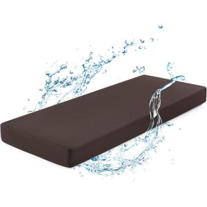 BALAPET Waterproof Sauna Seat Cushion, Thick High-Density Foam Heat Insulation Mat for Sauna Bath House Shower Room, Sauna Accessories for Infrared Sauna Resting(Brown)