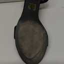 Women Open Toe Low Chunky Short Heels Ankle Strap Block Heel Sandals Party Dress Wedding Pump Shoes (7, Black)