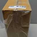 AuldHome Design Large White Bread Box; Farmhouse Enamelware Vintage Style Family Size Countertop Bread Bin