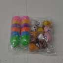 12 Pack Easter Eggs Filled with Animal Pull Back Toy Cars, Easter Basket Stuffers Surprise Easter Gifts Hunt Theme Party Favors Classroom Prize Supplies