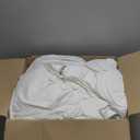 Goose Feather Down Fiber Comforter Full Size, 100% Cotton Ultra Soft Fluffy Duvet Insert Full, All Season Luxurious Hotel Bedding Comforter with Corner Tabs, White 82"x86"