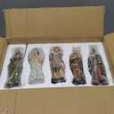 7.9 Inch Nativity Set for Christmas Indoor 13 Pieces - Exquisite Resin Craftsmanship Nativity Scene Figurines for Table Collection Holiday Decor