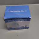 OLUNCLE 2 Packs Smoke and Carbon Monoxide Detector Powered by Battery,Smoke Detector Carbon Monoxide Detector Combo with Large LCD Display, Portable Fire Alarm Smoke Detector, OL0902U