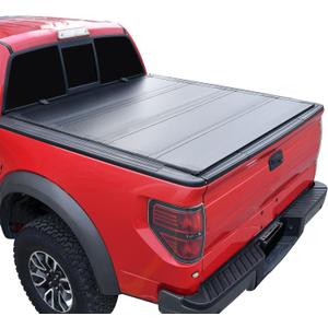 Truckiipa Hard Quad-Fold Truck Bed Tonneau Cover Compatible with 2024 Toyota Tacoma, 5' (60") Bed