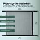 M-D Building Steel Door Grille, Bronze, 24in x Fits Doors 30in-36in