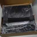 Calmootey 5 Tier Shoe Rack Organizer,Portable Shoe Shelf with Nonwoven Fabric Cover for Closet Hallway,Bedroom,Entryway,Black