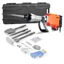 VEVOR Demolition Jack Hammer, MAX 2200W Electric Jackhammer Heavy Duty, 1400 BPM Concrete Breaker 4pcs Chisels Bit Chipping W/Case, Gloves