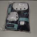 Dark Lightning Kids/Junior/Youth Knee Pads Elbow Pads Wrist Guards 3 in 1 Protective Gear, for Skateboard,Roller Skate,Inline,Cycling,MTB Bike,Scooter