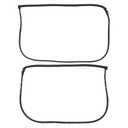 ApplianPar Left and Right Side Front Door Weatherstrip Moulding Seal Rubber for Honda Accord 2008 2009 2010 2011 2012