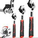 Rhevosil 6” 8” 10” Multi-function Self-locking Pipe Wrench Set, Chromium Vanadium Steel,Plumbers Wrench with Self Tightening Function for 9/32”-1 3/8” (7-35mm) Pipe Fittings and Nuts (1set)