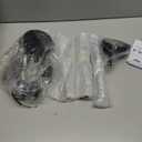 Black Semi Flush Mount Ceiling Light, 27.5 Inch 5-Light Large Sputnik Flush Mount Light Fixtures, Farmhouse Industrial Sloped Ceiling Lighting for Kitchen, Entryway, Bedroom, Living Room