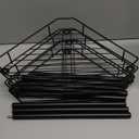 4 Tier Floor Standing Corner Shower Caddy Organizer Shelf with Hooks, Bathroom Shelves Stand Rack, Black