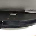 ChooChoo Round Dining Table for 2, Farmhouse Wood Kitchen Table, Circle Dinner Table for Kitchen & Dining Room, Small Space, 31.5In, Black