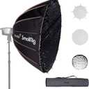 SMALLRIG Parabolic Softbox Quick Release, Parabolic Softbox, Compatible with SmallRig RC 120D/RC 120B/RC 220D/RC220B and Other Bowens Mount Light (47.2inch/120cm)