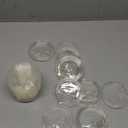 TOSSWARE NATURAL Flat Sip Lid Set of 50 - Plant Based 98mm Lids for Cold Cups - Plastic Alternative Clear Lids - Only Compatible with TOSSWARE NATURAL 98mm Cups