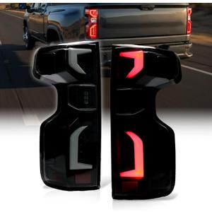 LED Tail Light Fit For 2019-2024 Silverado Smoked Driver&Pessenger Side