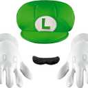 Nintendo Super Mario Brothers Luigi Child Accessory Kit, One Size Child