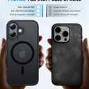 Magnetic for iPhone 17 Case, [Anti-Slip] [Military-Grade Drop Protection] [Camera Protection] Skin-Friendly Slim Translucent Shockproof Protective for iPhone 17 Phone Case, Black