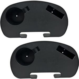 Zero Gravity Chair Cup Holder Set of 2, Durable Zero Gravity Chair Tray, Zero Gravity Lounge Beach Recliner Chair with Mobile Phone Slot, Cup Holder Slot, Zero Gravity Clip On Tray/Table