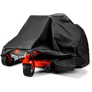 Zero-Turn Mower Cover, Universal Fit 600D Polyester Oxford, Weatherpoof UV with Windproof Buckle, Drawstring, Tractor Cover Up to 60" Lawn Mower Decks for Greenworks, EGO, Craftsman, Husqvarna, Honda