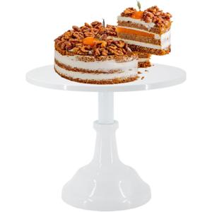 Grand Baker Cake Stand 10 inch Wedding Cake Tools Adjustable Height Fondant Cake Display Accessory for Party bakeware (White)