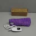 Deepsoon Heating Pad,Electric Heating Pads for Back,Neck,Abdomen,Moist Heating Pad for Shoulder,Knee,Arms,Legs,Dry/Moist Heat & Auto Shut Off,Christmas Gifts for Men and Women,Dark Purple,24x12 Inch